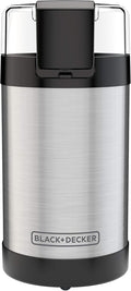 Black & Decker CBG110SC Easy Touch Electric Smartgrind Coffee & Spice Grinder, Black