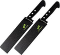 EVERPRIDE 8 Inch Chef Knife Sheath Set (2-Piece Set) Universal Blade Edge Cover Guards for Chef and Kitchen Knives – Durable, BPA-Free, Felt Lined, Sturdy ABS Plastic – Knives Not Included