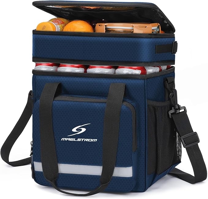Maelstrom Lunch Box for Men,Insulated Lunch Bag Women/Men,Leakproof Lunch Cooler Bag, Lunch Tote Bag