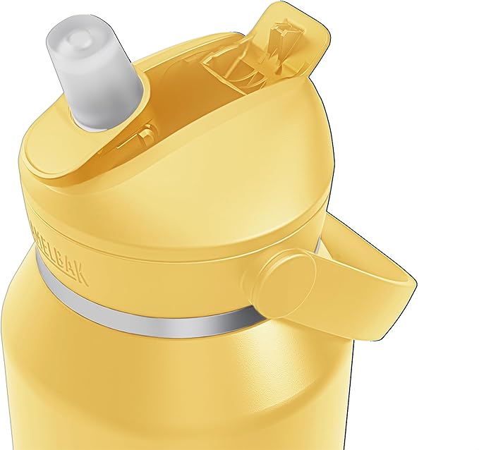CamelBak Thrive Flip Straw Insulated Stainless Steel Water Bottle Yellow Bloom, 40oz