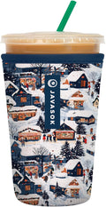 Sok It JavaSok Iced Coffee & Cold Soda Insulated Neoprene Cup Sleeve (Peak Season, Medium: 22-28oz)