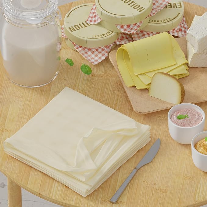 8 Yards Reusable Cheesecloth, Grade 100, Cheese Cloth for Straining Craft, 100% Cotton Unbleached Muslin Cloth Strainer for Cooking, Baking, Juicing, Cheese Making