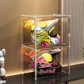 Clear Stackable Plastic Storage Bins with Lid (Clear-XL-1 Pack)