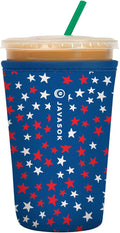 Sok It JavaSok Iced Coffee & Cold Soda Insulated Neoprene Cup Sleeve (Starry Splendor, Medium: 22-28oz)
