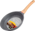 Induction Nonstick Frying Pan,Light Weight Skillet,Healthy Non Toxic Omelet Pan,All Stoves Compatible Egg Pan (grey, 11inch)