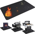 UBeesize Under Grill Mat - 60x42 inch Fireproof, Oil-Proof Waterproof Non-Slip BBQ Protector for Lawn, Smokers, Gas Grills, Deck and Patio
