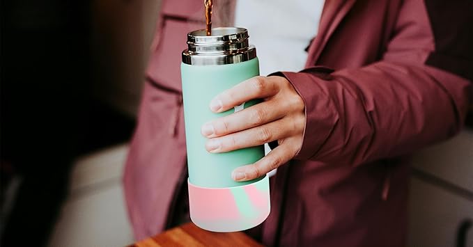 QIANHAI Protective Silicone Boots for Stanley Quencher Adventure 40oz Tumbler & IceFlow 30oz 20oz -Sport Water Bottle Bottom Sleeve Fits Hydro Flask -Stanley Cup Accessories (Mix-1RedWhite)