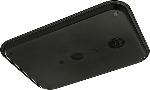Carlisle FoodService Products CT121603 Café Standard Cafeteria / Fast Food Tray, 12" x 16", Black