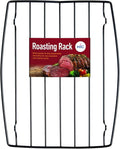 HIC Kitchen Roasting V-Shaped Baking Rack, Nonstick-Coated Steel, Fits Smaller Roasting Pans, 8 x 10.375 x 1.5-Inches
