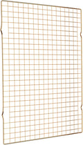 BRIOUT Cooling Rack for Baking, 16x10 Inches Baking Rack, Thick Wire Cookie Rack for Cooking, Roasting, Grilling, Drying, Oven Safe, Fits Half Sheet Pan, Gold