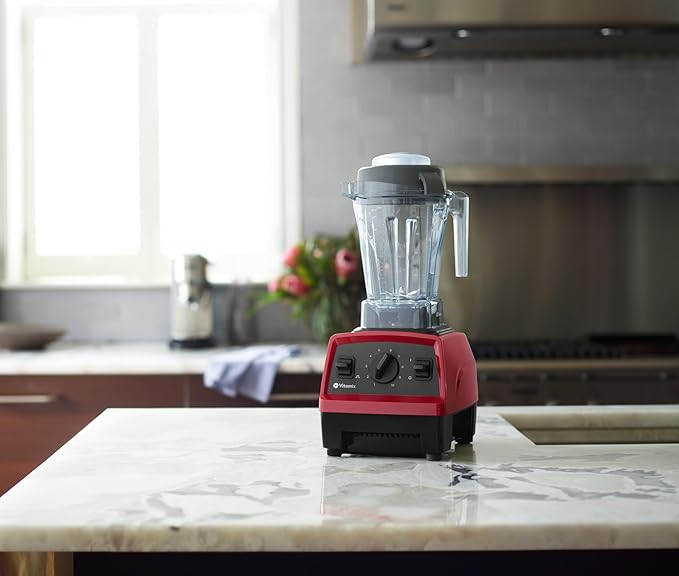 Vitamix Explorian E310 Blender, Professional-Grade Kitchen Blender for Smoothies, Soups, Juices and More, 10-Speed, Stainless Steel Blades, Self-Cleaning Kitchen Appliance, 48 Oz Container, Red