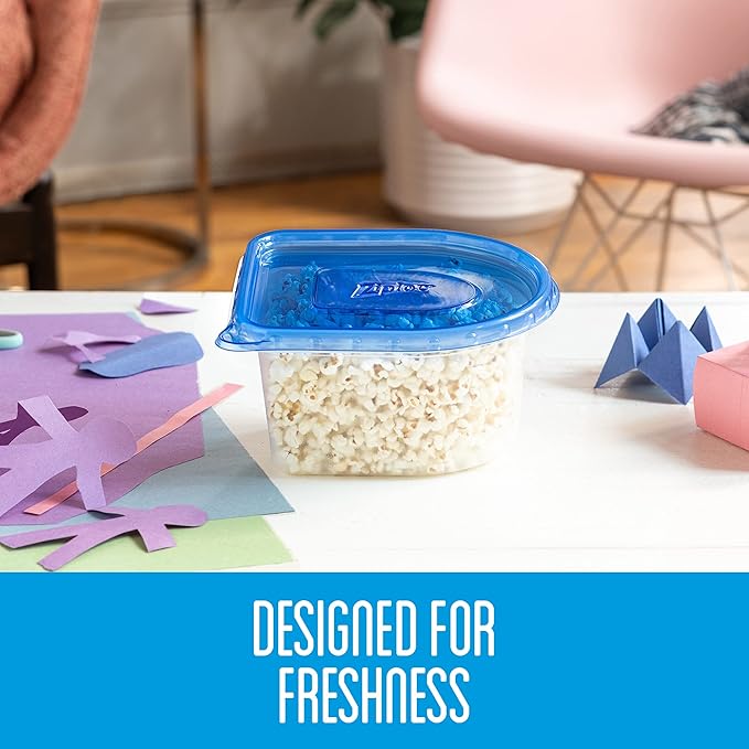 Ziploc Snap N Seal Food Storage Meal Prep Containers, Reusable for Kitchen Organization, Dishwasher Safe, 10 Piece Set, 56 Ounce, Compatible with Amazon Astro