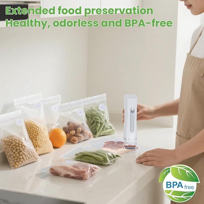 Reusable Vacuum Seal Bags for Food,Food Vacuum Sealer Bags Large Size 30 Packs