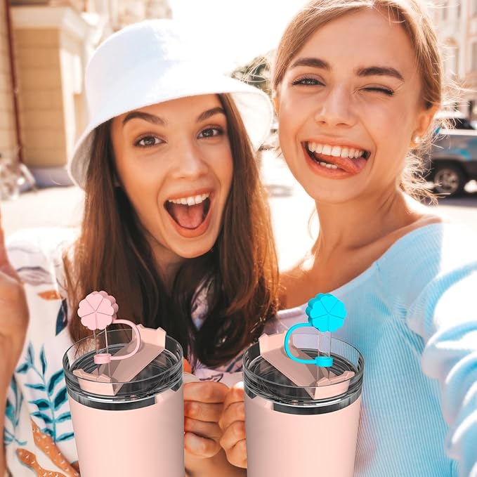 Adjustable Straw Cover for Stanley|Simple Modern|Yeti|Owala|Hydro Flask|Reduce|Maars|Meoky|MaxBase|Beast|Hydrapeak Cup, All Brand of Straw Accessories, Diameter 6mm-12mm, BPA Free, Dishwasher safe