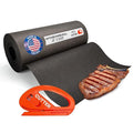 Black Butcher Paper 18" x 12000" (1000 feet) with Cutter - USA-Made Natural Butcher Paper Roll for Meat & Fish - Uncoated Food-Grade Material for Grilling - BBQ Papers for Smoking by IDL Packaging
