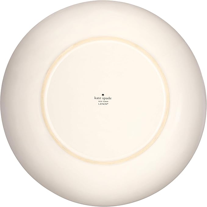 Kate Spade New York Deco Dot Salad Bowl, 5.60 LB, White