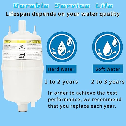 80 Steam Canister Replacement Compatible with Steam Humidifier Canister Model 800 and 865 Steam Canister with O-Ring for Leak-Proof Seal (Pack of 2)