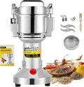 CGOLDENWALL Safety Upgraded Electric Grain Grinder Mill High-speed Dry Spice Herb Mill Grinding Machine with 1500W Commercial Motor Overload Protection CE 110V (300g Hand-held Type)
