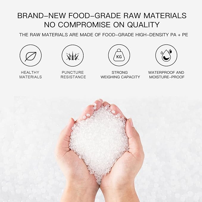 MEGAWISE Vacuum Sealer Bags (11''x 14''-100pcs) for Food Freshness Preservation, BPA Free Vacuum Storage Bags for Food or Sous Vide, Seal a Meal,Double-Sided Texture, Double Lock Freshness (100 count)