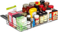 Pull Out Cabinet Organizer for Spices, Cans - Heavy Duty with Lifetime Limited Warranty- Pull Out Spice Rack- Cabinet Pull Out Shelf for Cans,Dishes, Etc, 20-3/8"Wx 10-1/2"D x 2-3/4” H, Chrome