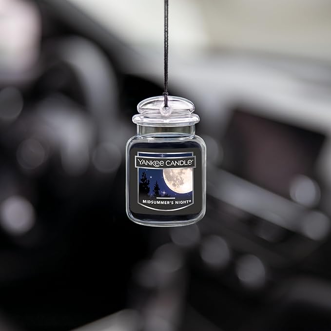 Yankee Candle Car Jar Ultimate, Midsummer's Night, 0.96 OZ (Pack of 3)