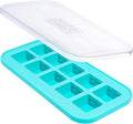 Souper Cubes 2 Tbsp. Silicone Freezer Molds - Perfect for Storing Garlic, Herbs, Ginger, Pesto, Tomato Paste, Lemon Juice, Purees and More - Silicone Baby Food Freezer Tray - Aqua – 1-Pack