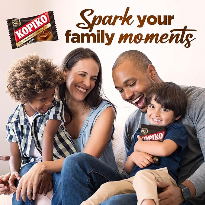 Kopiko Coffee Candy – Bold-Tasty Hard Candy from Indonesia with Real Coffee Extract – A Satisfying Boost for On-the-Go Energy (3-Pack 28.2oz Each)