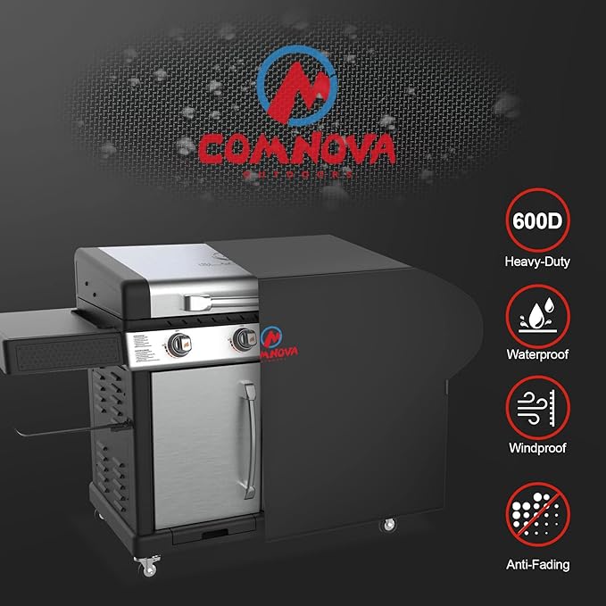 Comnova Griddle Cover for Blackstone 36 Inch Griddle with Hood - Heavy Duty Waterproof, 600D Flat Top Grill Cover for Blackstone Pro Series Griddle