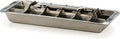 RSVP International Endurance® Vintage Inspired Ice Cube Tray, 11" | Retro Design for Bars & Kitchens | Levers Remove Cubes | Heavy Duty Stainless Steel | Dishwasher Safe