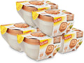 GladWare Home Tall Entree Food Storage Containers, Large Square Holds 42 Ounces of Food, 3 Count Set - 6 Pack | With Glad Lock Tight Seal, BPA Free Containers and Lids (18 Total Containers)