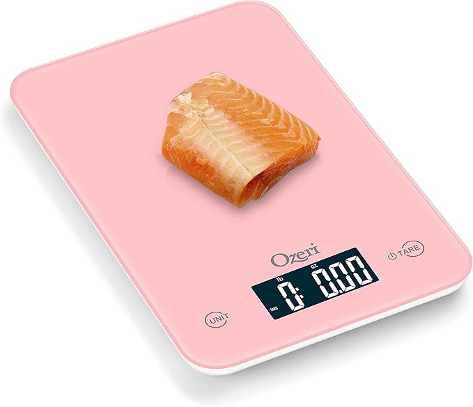 Ozeri Touch Professional Digital Kitchen Scale (12 lbs Edition) in Tempered Glass