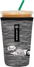 Sok It JavaSok Iced Coffee & Cold Soda Insulated Neoprene Cup Sleeve (Peek-A-BOO, Medium: 22-28oz)