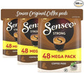 Senseo Strong Dark Roast Coffee Pods – 144 Count (3 Packs) – Bold & Intense Flavor with Rich Crema – Single-Serve Coffee Pads Compatible with Senseo & PeleCom Machines