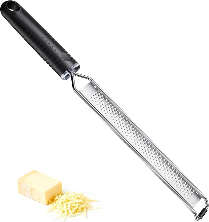 Cheese Grater with Non-Slip Handle, Lemon Zester,L15"x W1.4"