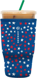 Sok It JavaSok Iced Coffee & Cold Soda Insulated Neoprene Cup Sleeve (Starry Splendor, Large: 30-32oz)