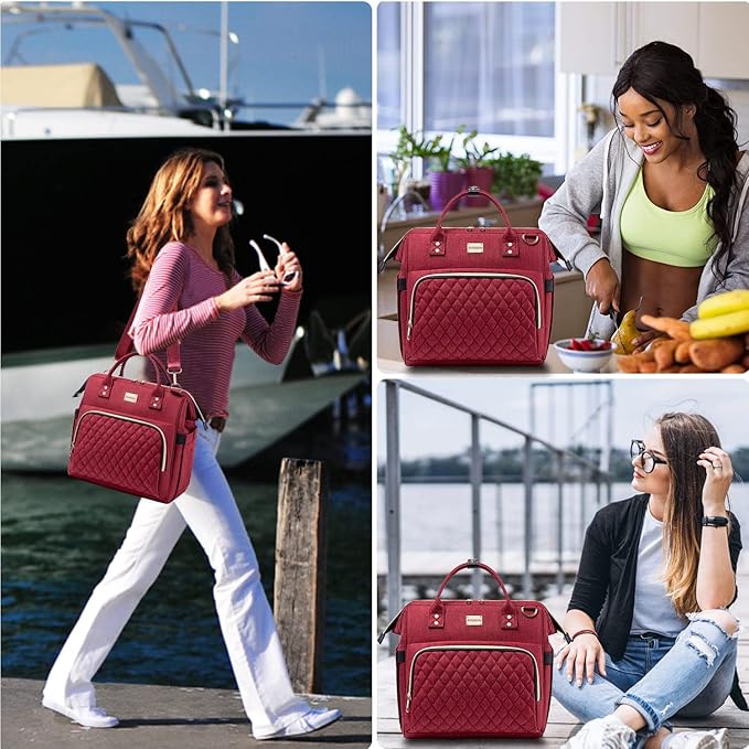 Artelaris Insulated Lunch Bag for Women Men, Large Reusable Lunch Box, Adult Leakproof Cooler Tote Bags Adjustable Strap for Work Picnic（16 Liters）