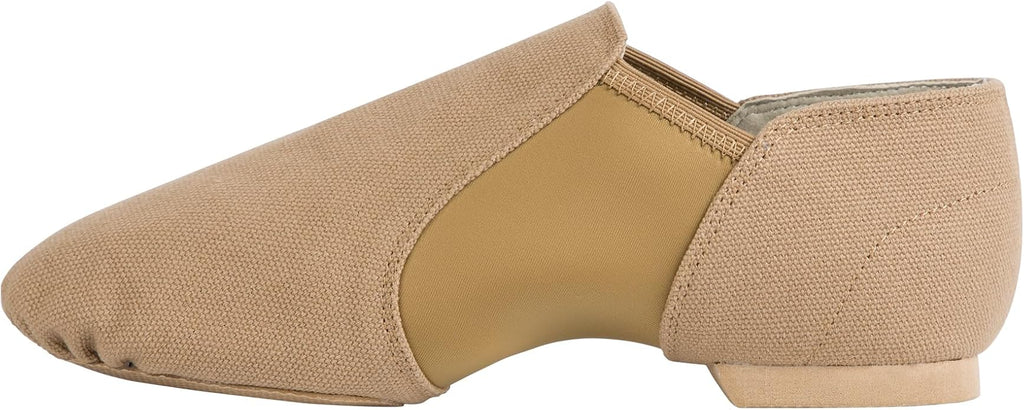 Linodes Unisex 09 Canvas Upper Slip-on Jazz Shoe for Women and Men's Dance Shoes