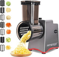 Electric Cheese Grater,7 In 1 Electric Cheese Grater for Block Cheese,250w Electric Slicer Shredder, Automatic Electric Grater,Cheese Graters Machine For Cheeses, Fruits, Vegetables