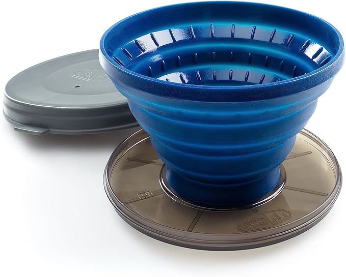 GSI Outdoors Pour-Over Java Drip I Travel Drip Coffee Maker, Collapsible Cone Fits All Coffee Cups & Mugs for Caravan, RV, Camping & Backpacking