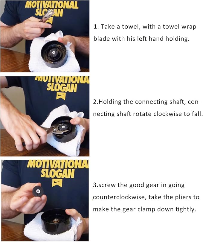 Base Gear Compatible with Magic Bullet Blender MB1001 250W Blade Gear Replacement Part