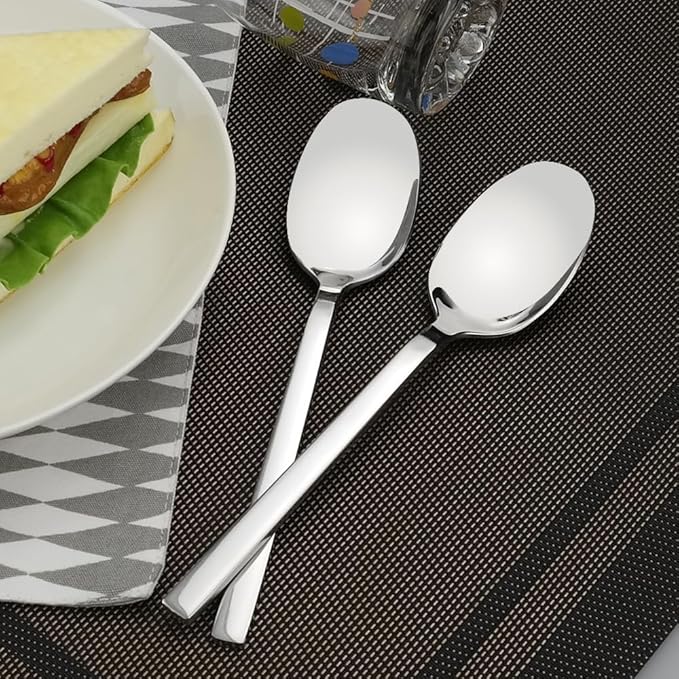 Stainless Steel Dinner Spoons, Tablespoons Set of 12