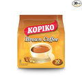 Kopiko Brown Instant Coffee Mix – Authentic Indonesian Volcanic Coffee – Taste the Irresistibly Delicious Coffee with Brown Sugar (0.88 OZ/25gr x 30 Coffee Sachets)