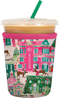 Sok It JavaSok Iced Coffee & Cold Soda Insulated Neoprene Cup Sleeve (Sugarplum Street, Small: 16-20oz)