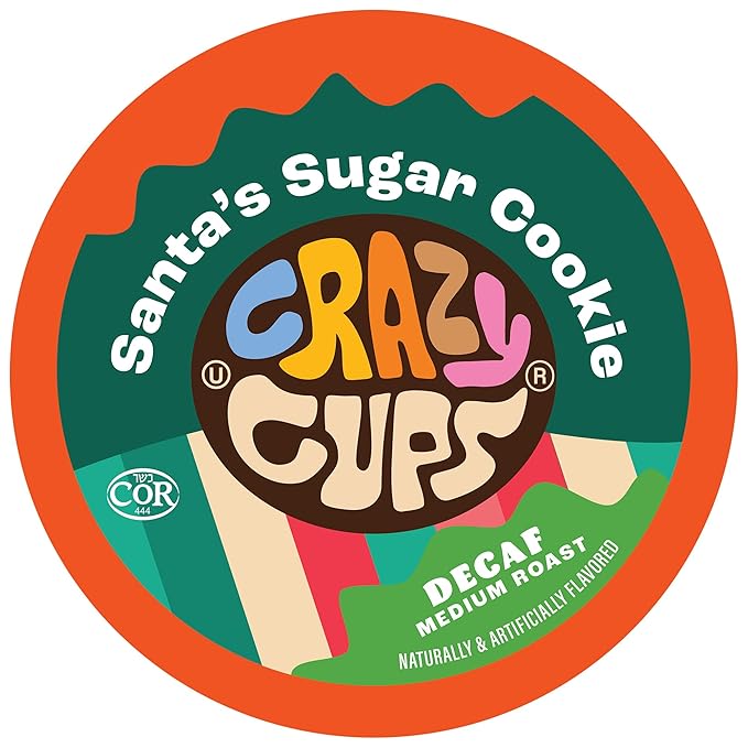 Crazy Cups Santa's Sugar Cookies DECAF 22ct