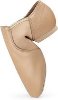 Stelle Jazz Shoes for Women Men Leather Upper Slip-on Dance Shoes Unisex