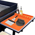 Silicone Griddle Tools Mat for Blackstone Accessories,Silicone Grill Mat with Drip Pad,Heat Resistant Spatula Mat for Outdoor Grill Kitchen Counter,Grilling Accessories Gifts for Men