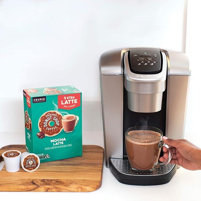 The Original Donut Shop Mocha One-Step Latte, Single Serve Coffee K-Cup Pod, Flavored Coffee, 20 Count (Pack of 2)