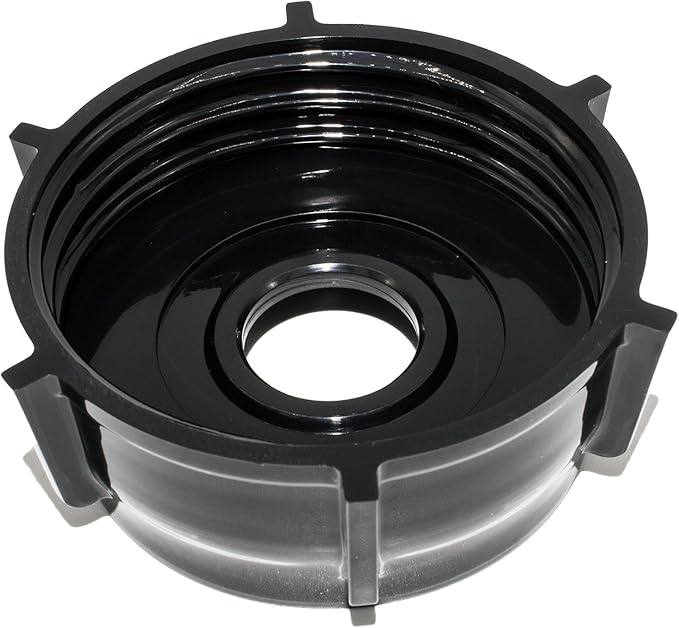 Blendin 5 Cups/40 Ounce Square Glass Jar Assembly With Blade, Gasket, Base, Lid. Compatible with Oster Blenders