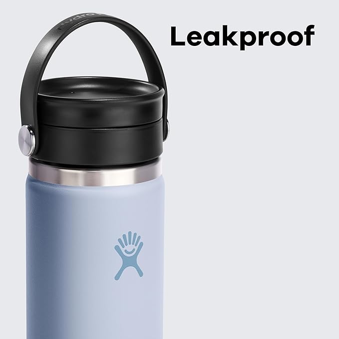 Hydro Flask Flex Sip Coffee Tumbler – Insulated Stainless Steel, Non Spill, Leak Proof Travel Coffee Cup 16 Oz Cascade Blue