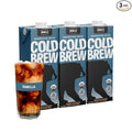 Wandering Bear Organic Vanilla Cold Brew Coffee - Extra Strong, Bold, Smooth, Unsweetened, Shelf-Stable, Ready to Drink, Gluten Free, & Vegan Iced Cold Brewed Coffee Drink - 32 fl oz, 3 pack